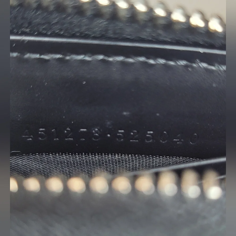 SOLD!!!Gucci Bestiary Black GG Coated Canvas Bee Wallet - Picture 11 of 11